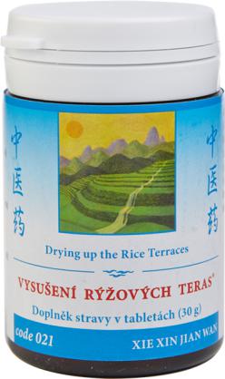 Vysušenie ryžových terás | tradičná čínska medicína